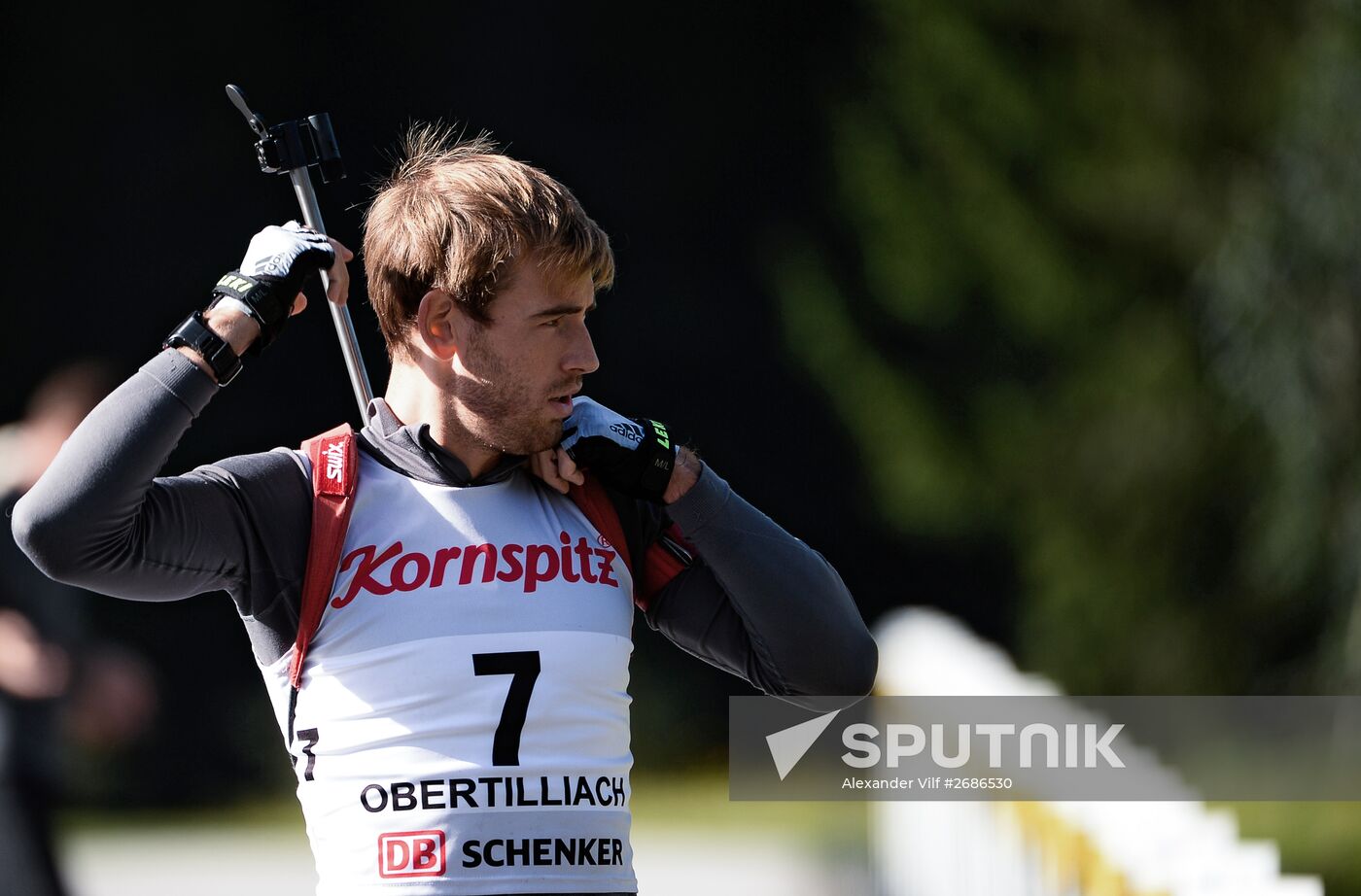 Biathlon. Russian national team's training session