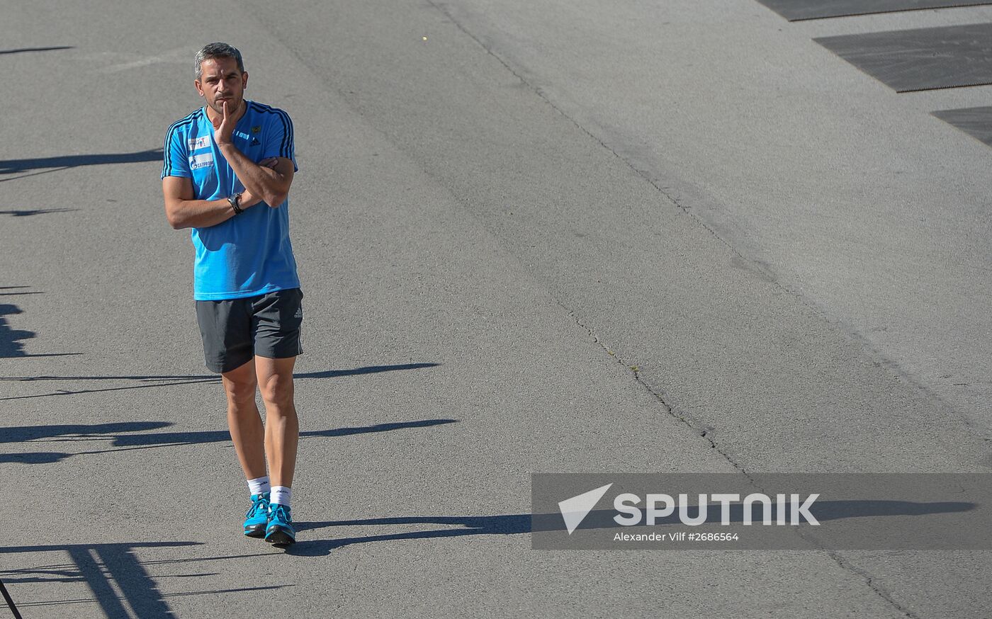 Biathlon. Russian national team's training session