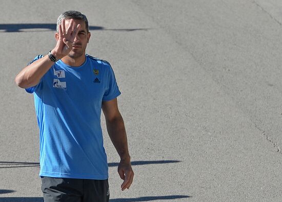 Biathlon. Russian national team's training session