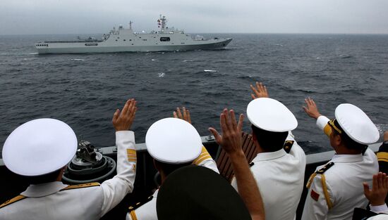 Russian-Chinese naval drill "Joint Sea 2015 II" in Vladivostok
