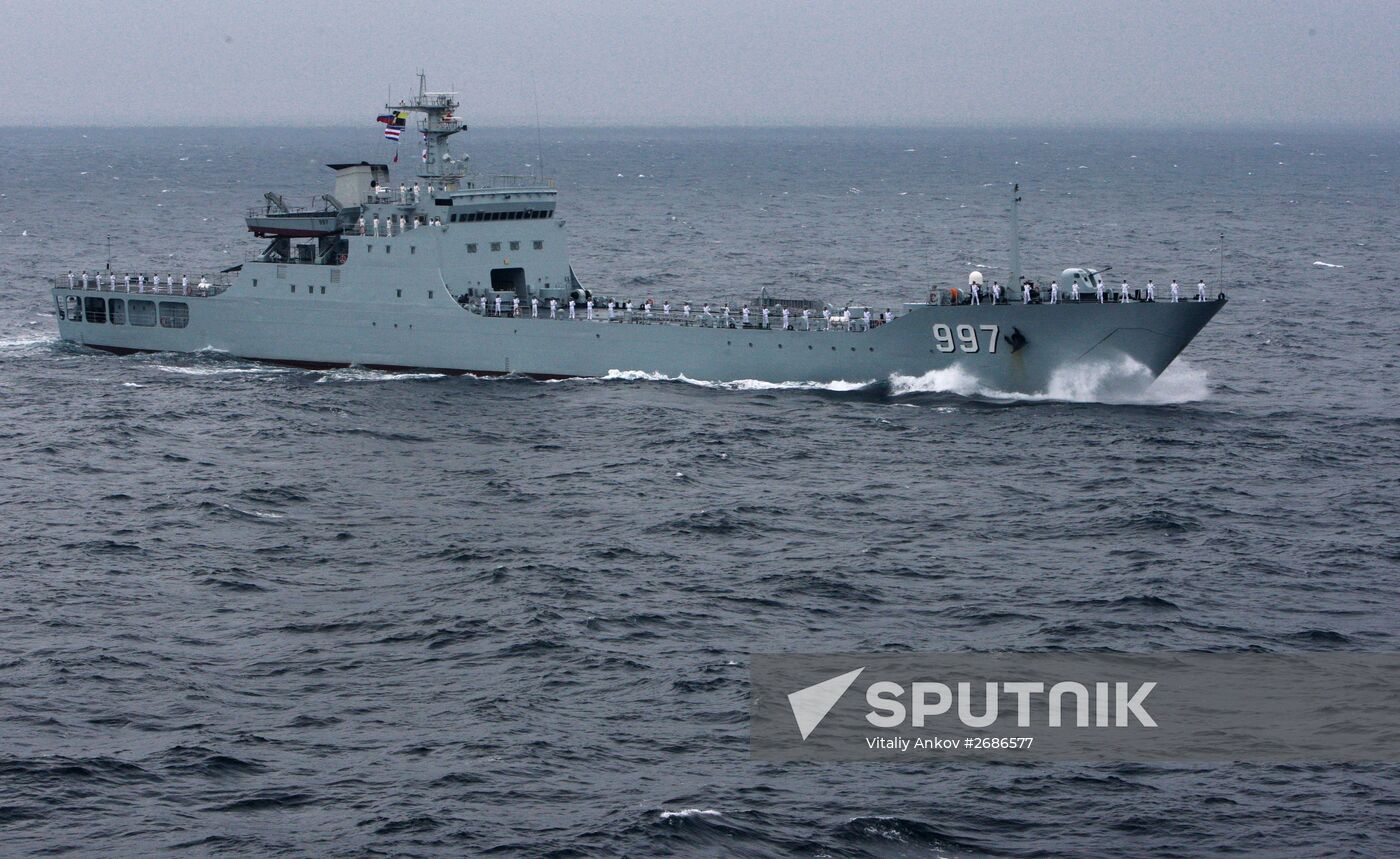 Russian-Chinese naval drill "Joint Sea 2015 II" in Vladivostok