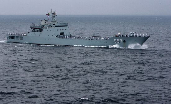 Russian-Chinese naval drill "Joint Sea 2015 II" in Vladivostok