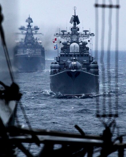 Russian-Chinese naval drill "Joint Sea 2015 II" in Vladivostok