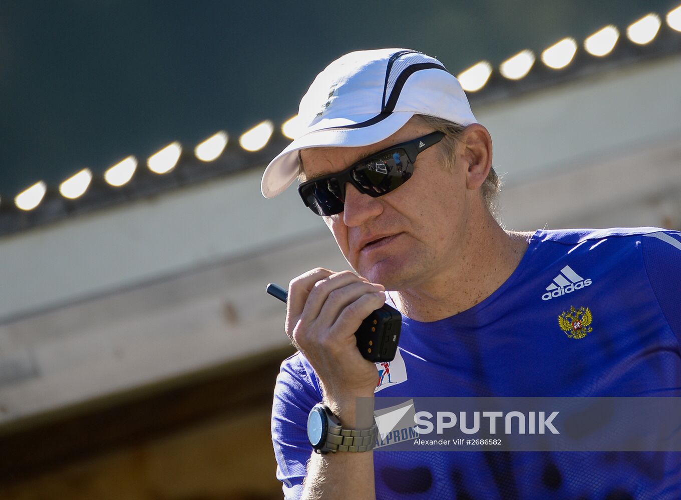 Biathlon. Training session of the Russian men's national team