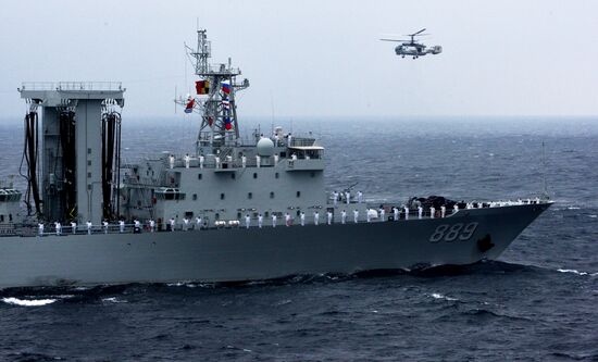 Russian-Chinese naval drill "Joint Sea 2015 II" in Vladivostok