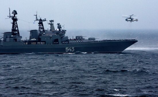Russian-Chinese naval drill "Joint Sea 2015 II" in Vladivostok
