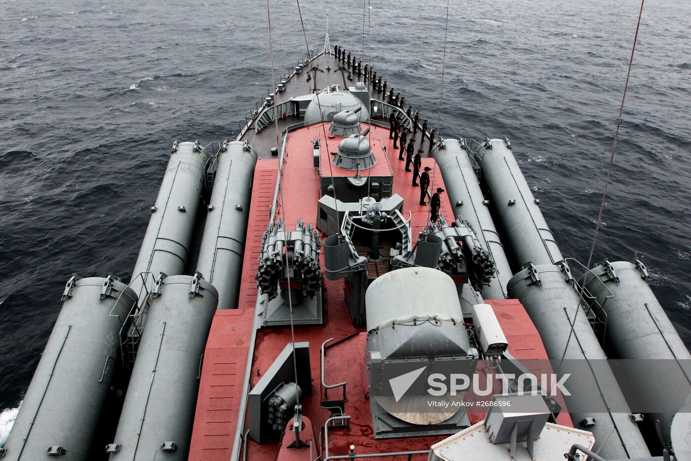 Russian-Chinese naval drill "Joint Sea 2015 II" in Vladivostok