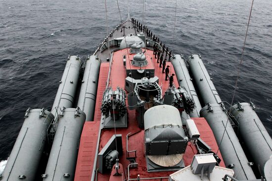 Russian-Chinese naval drill "Joint Sea 2015 II" in Vladivostok