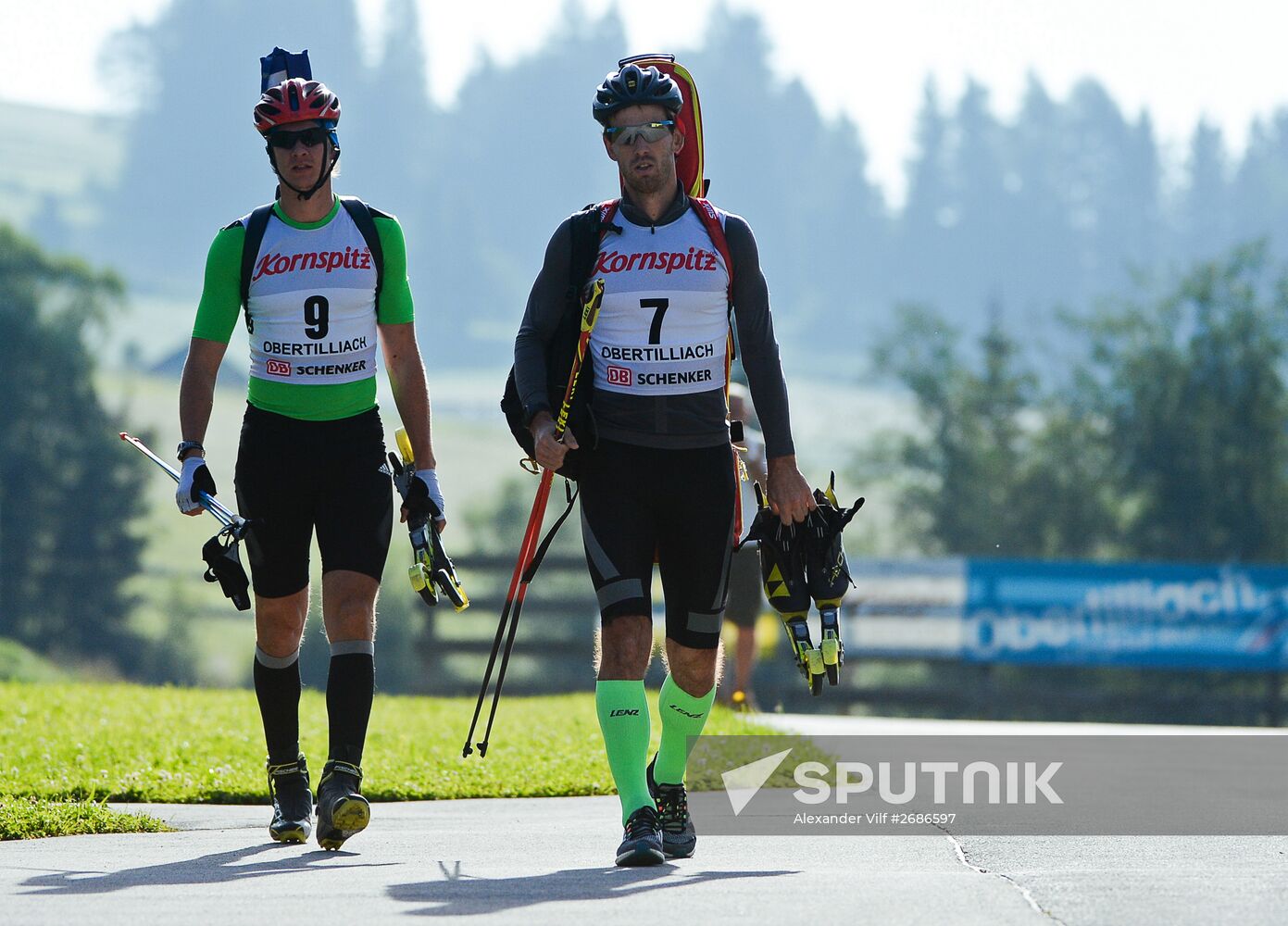 Biathlon. Russian national team's training session