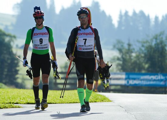Biathlon. Russian national team's training session