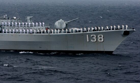 Russian-Chinese naval drill "Joint Sea 2015 II" in Vladivostok
