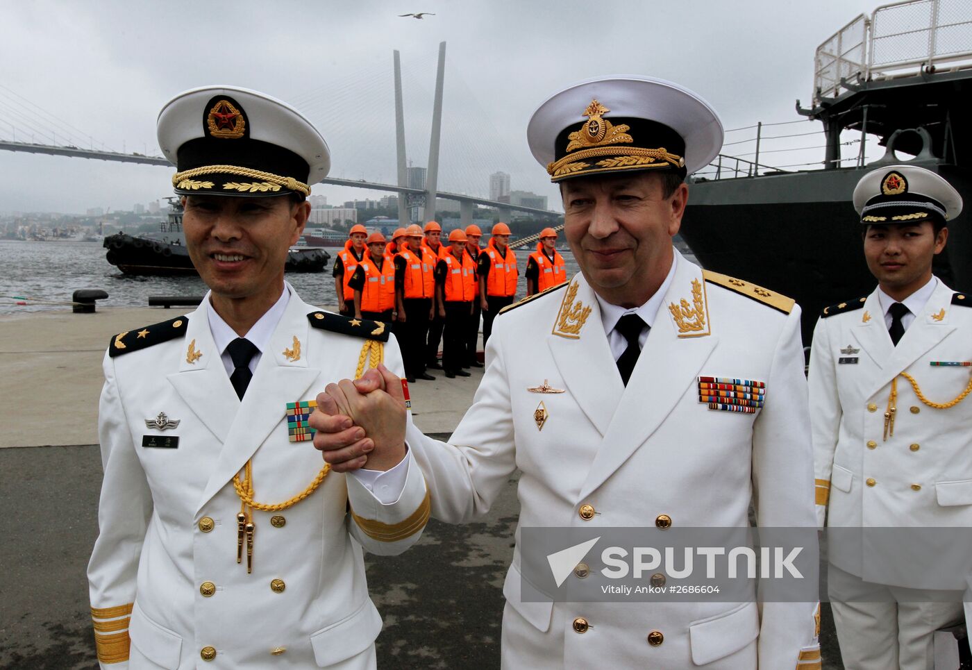 Russian-Chinese naval drill "Joint Sea 2015 II" in Vladivostok