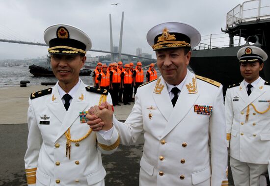 Russian-Chinese naval drill "Joint Sea 2015 II" in Vladivostok