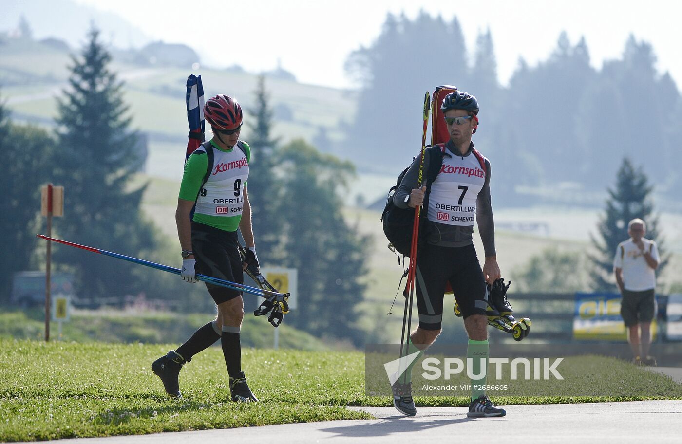 Biathlon. Russian national team's training session