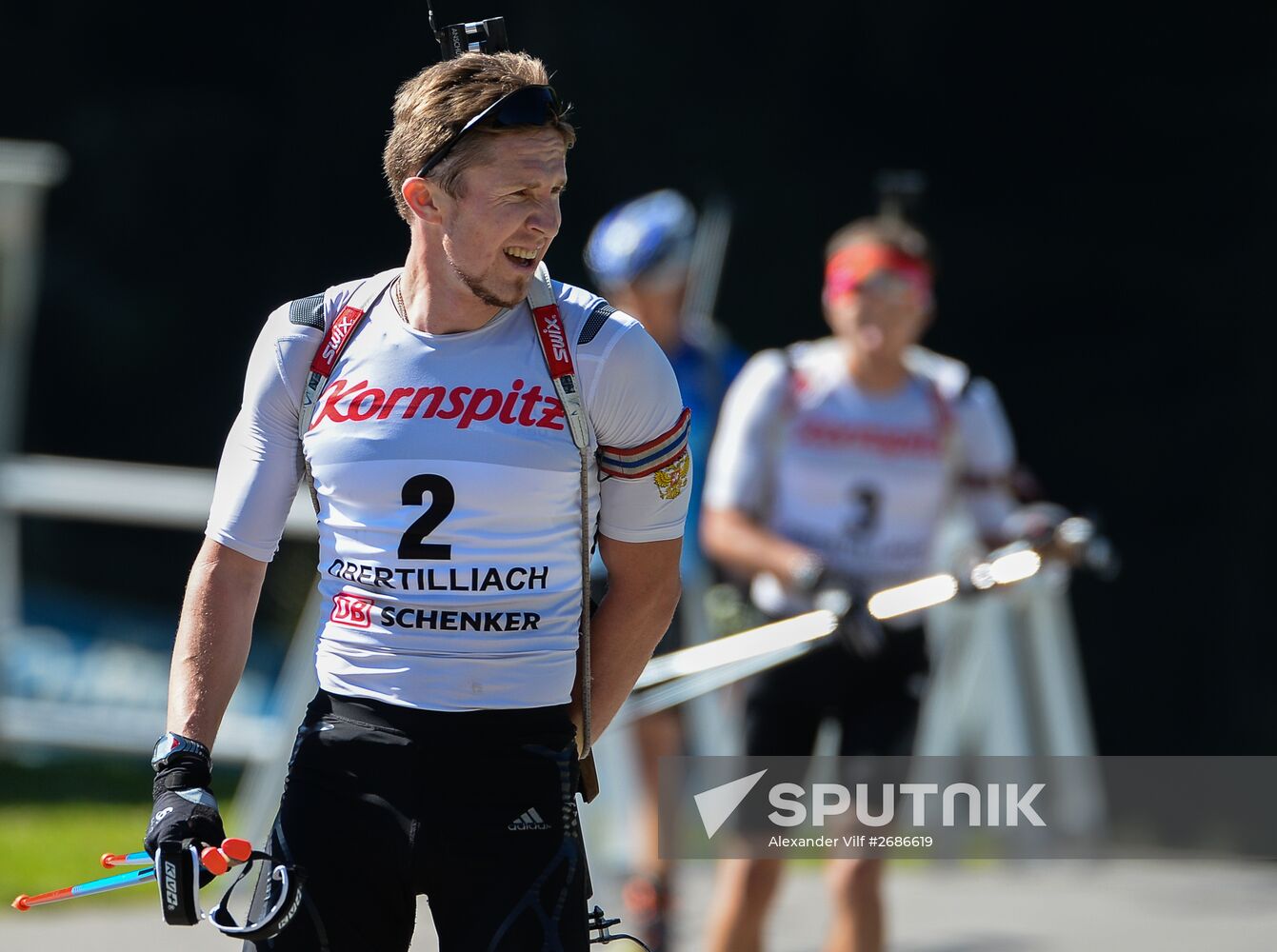 Biathlon. Russian national team's training session