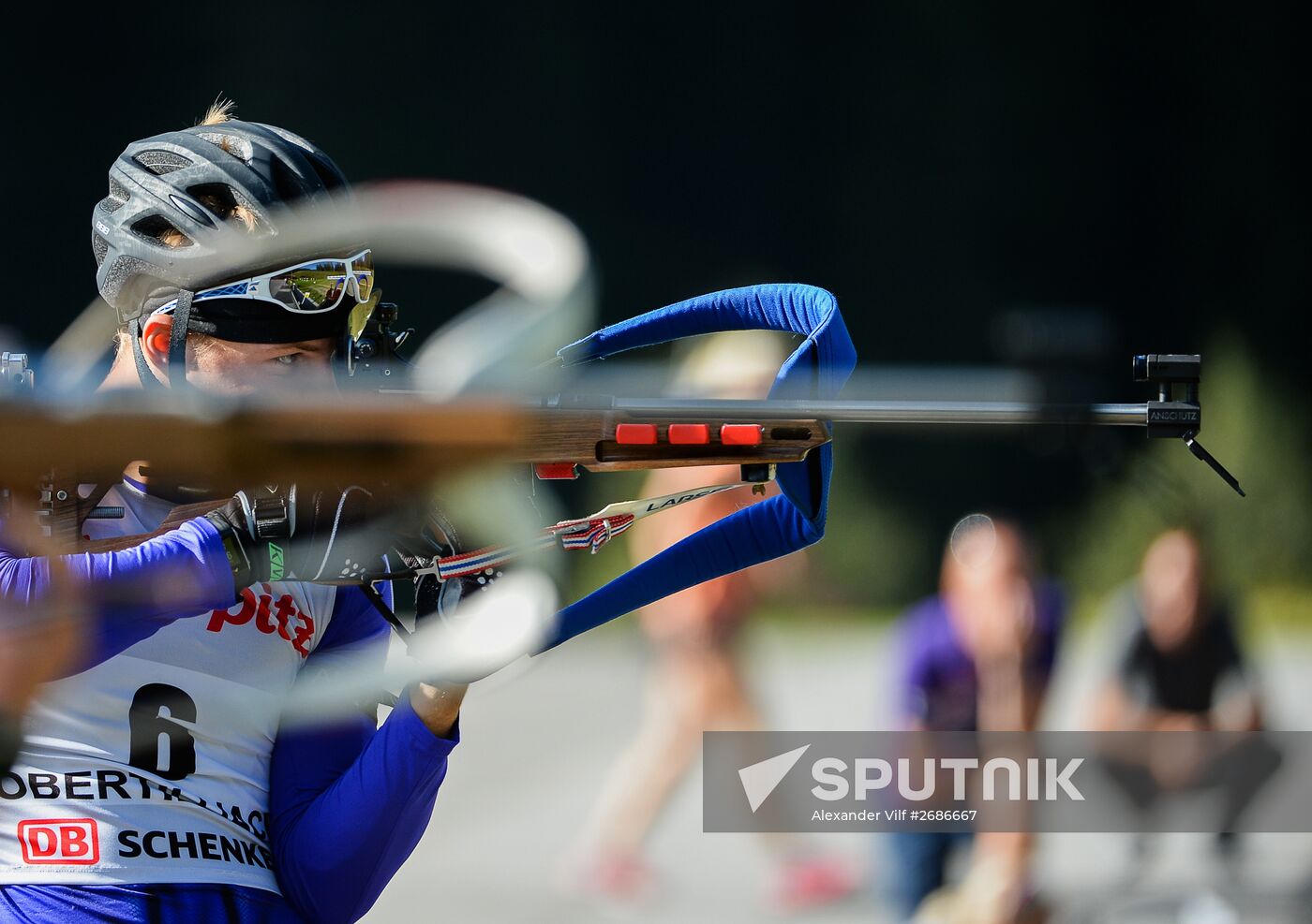 Biathlon. Russian national team's training session