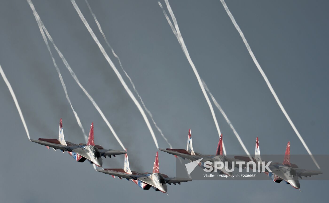 MAKS 2015 International Aviation and Space Salon. Day Four