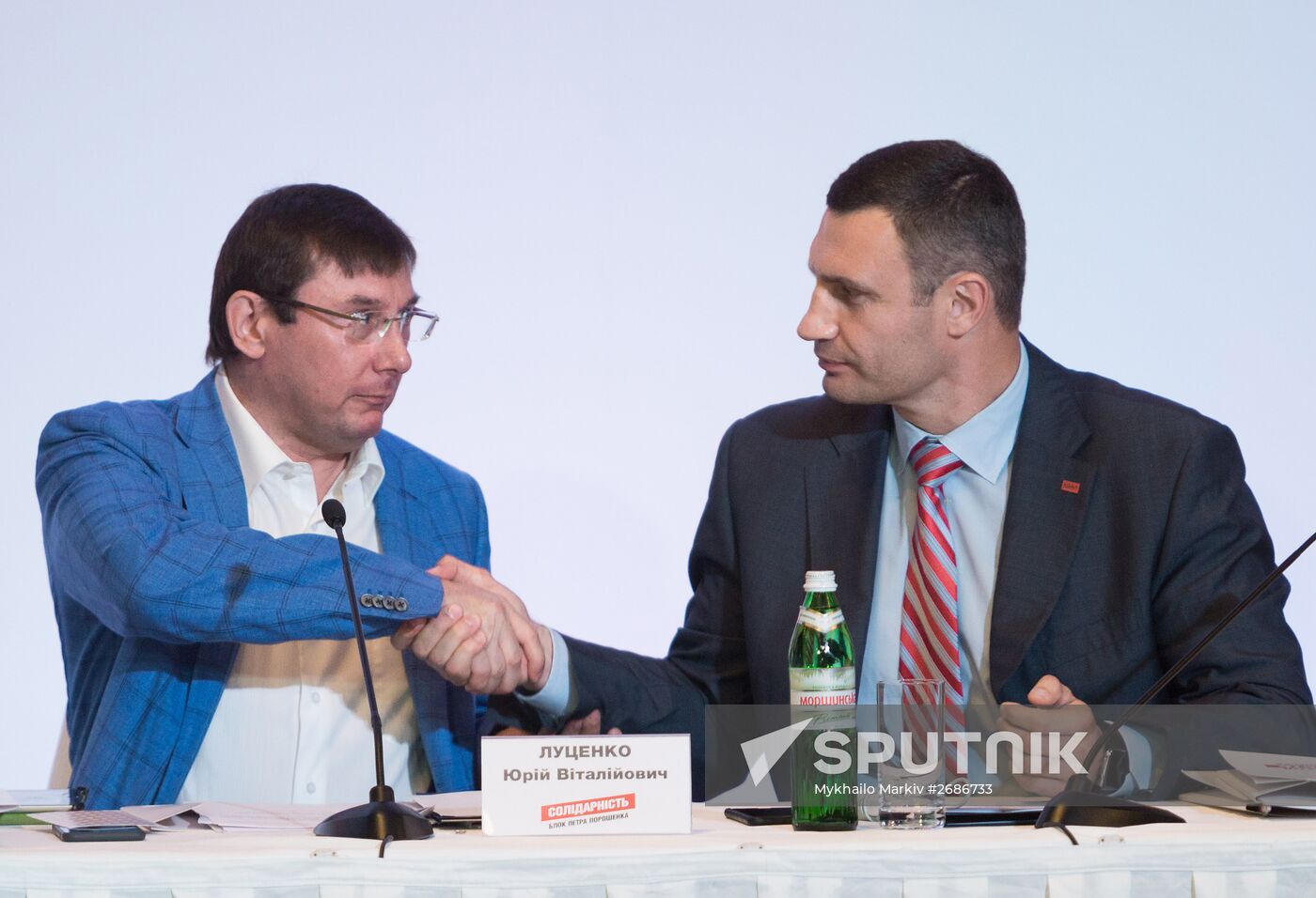 Kiev's Mayor Klitschko elected to head Petro Poroshenko Bloc "Solidarity" Party
