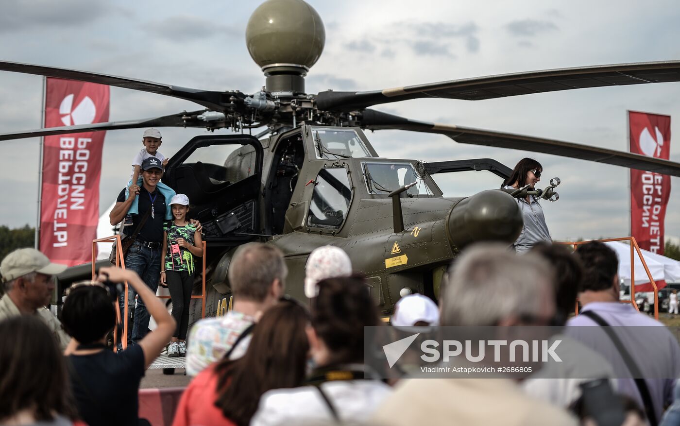 MAKS 2015 International Aviation and Space Salon. Day Four