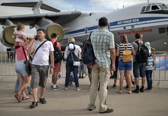 MAKS 2015 International Aviation and Space Salon. Day Four