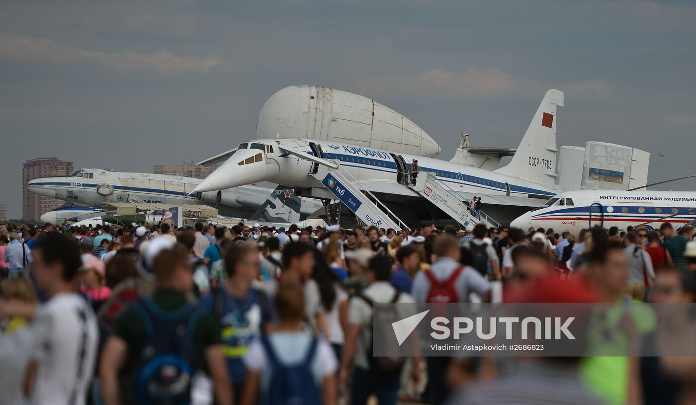 MAKS 2015 International Aviation and Space Salon. Day Four