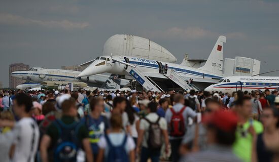 MAKS 2015 International Aviation and Space Salon. Day Four