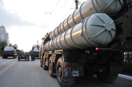 Parade marking 70th anniversary of the end of WWII is rehearsed in Chita