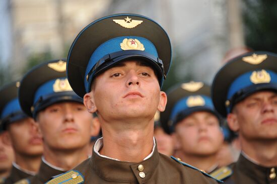 Parade marking 70th anniversary of the end of WWII is rehearsed in Chita