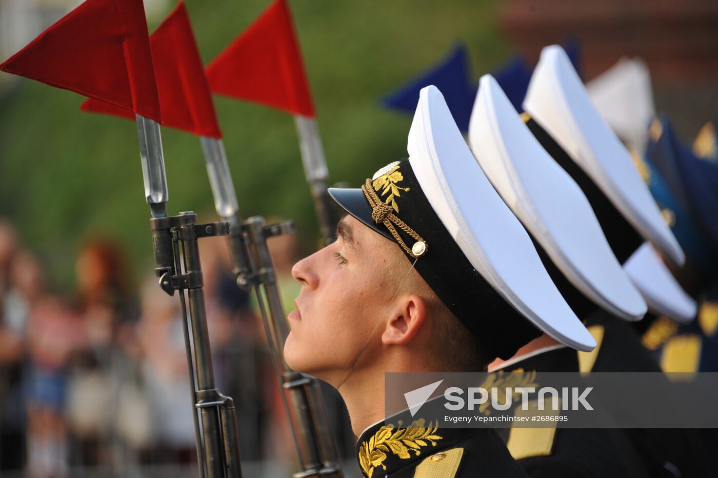 Parade marking 70th anniversary of the end of WWII is rehearsed in Chita