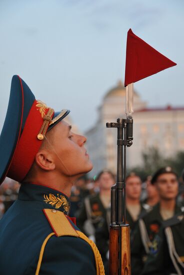 Parade marking 70th anniversary of the end of WWII is rehearsed in Chita