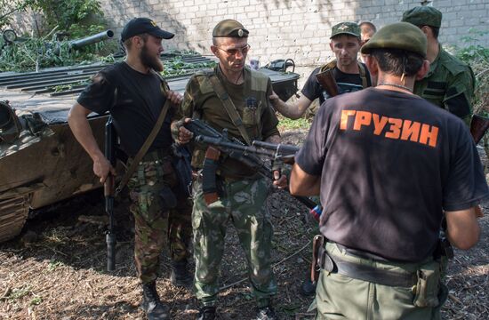 Situation in Spartak, Donetsk Region
