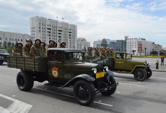 70th anniversary of the end of WWII celebrated in Khabarovsk