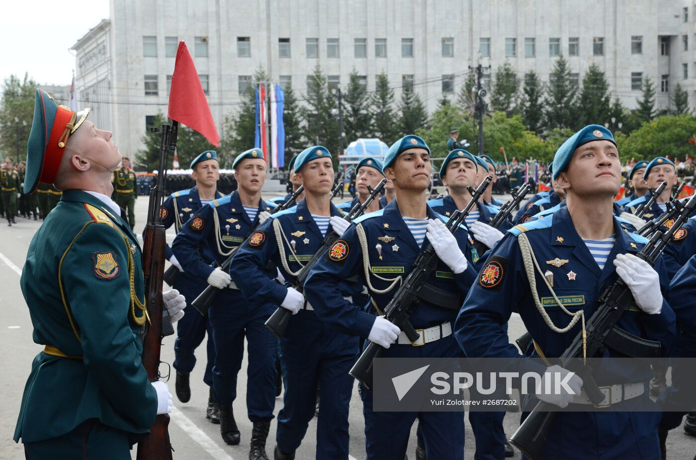 70th anniversary of the end of WWII celebrated in Khabarovsk