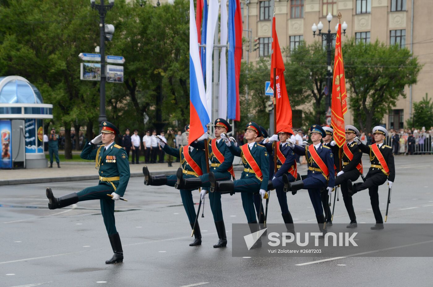 70th anniversary of the end of WWII celebrated in Khabarovsk