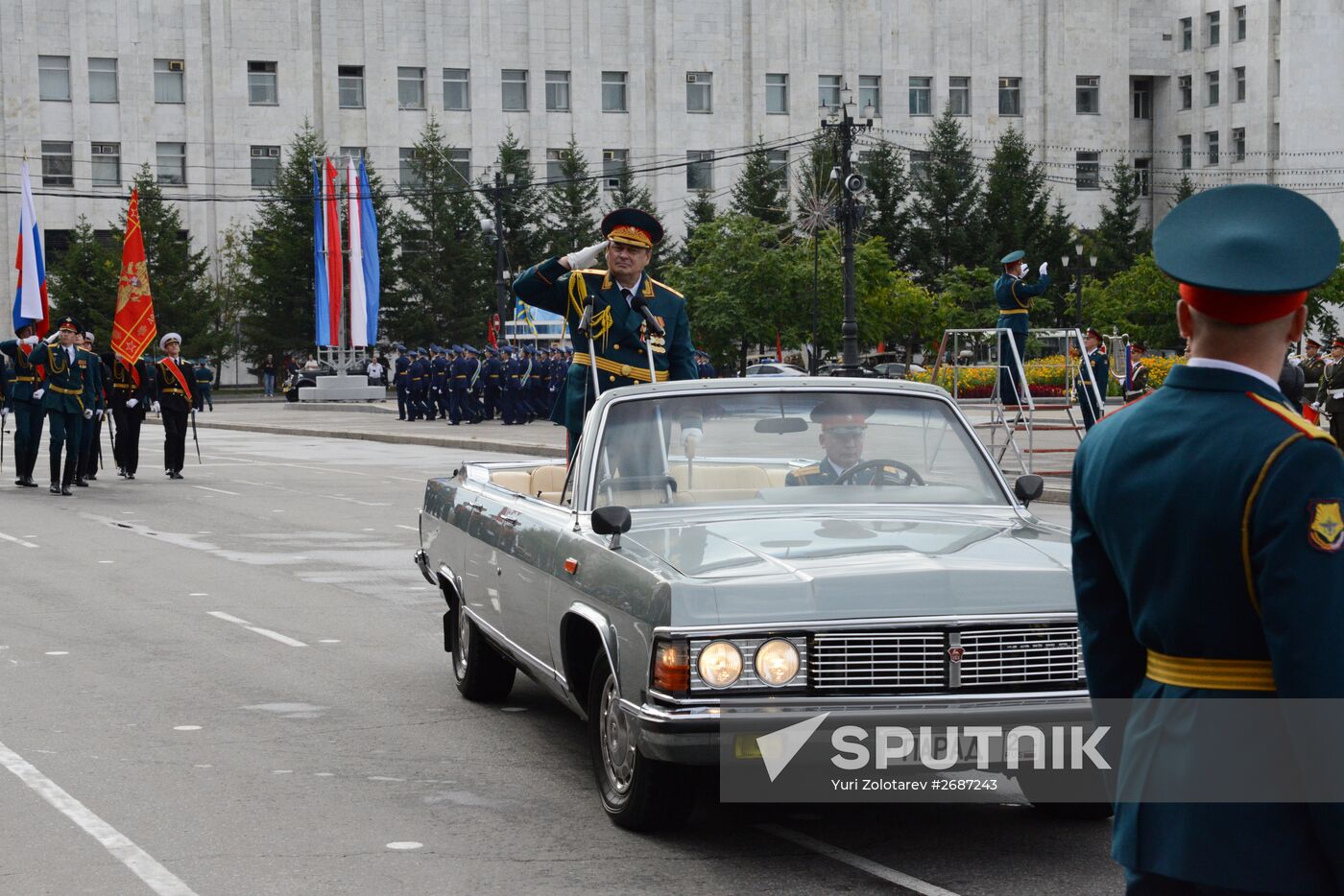 70th anniversary of the end of WWII celebrated in Khabarovsk