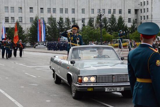 70th anniversary of the end of WWII celebrated in Khabarovsk