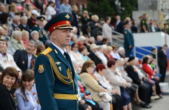70th anniversary of the end of WWII celebrated in Khabarovsk