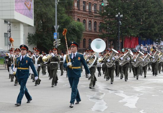 70th anniversary of the end of WWII celebrated in Khabarovsk