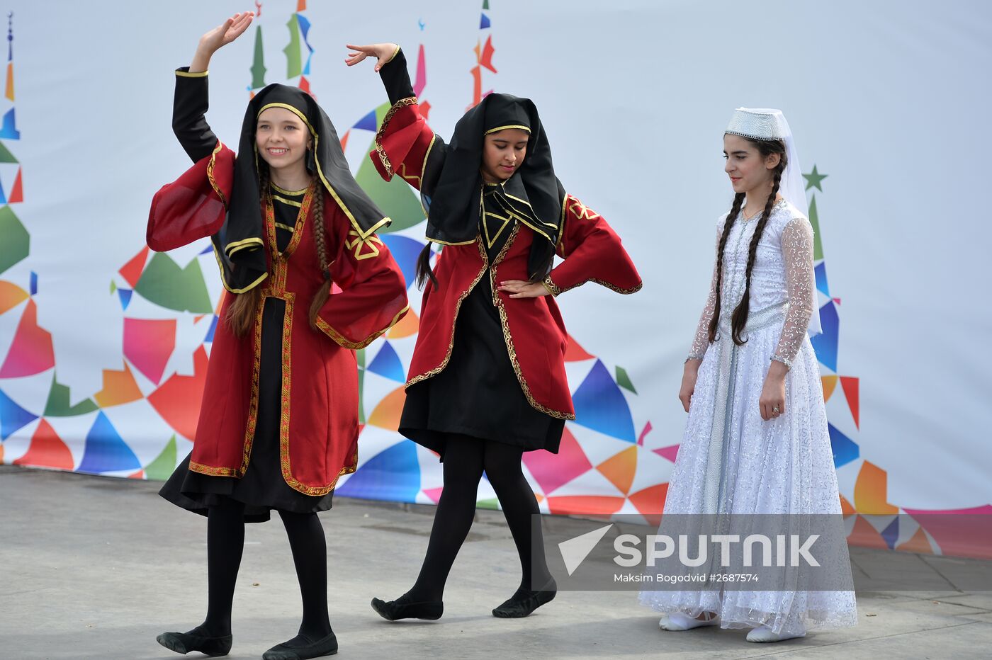 Cultural Mosaic ethnic and confessional festival in Kazan