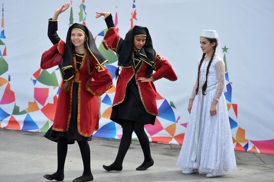 Cultural Mosaic ethnic and confessional festival in Kazan