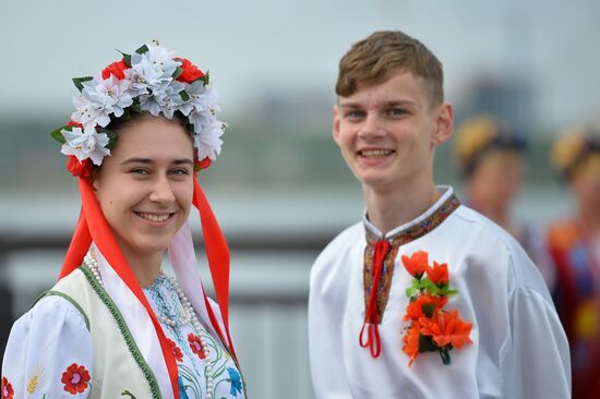 Cultural Mosaic ethnic and confessional festival in Kazan