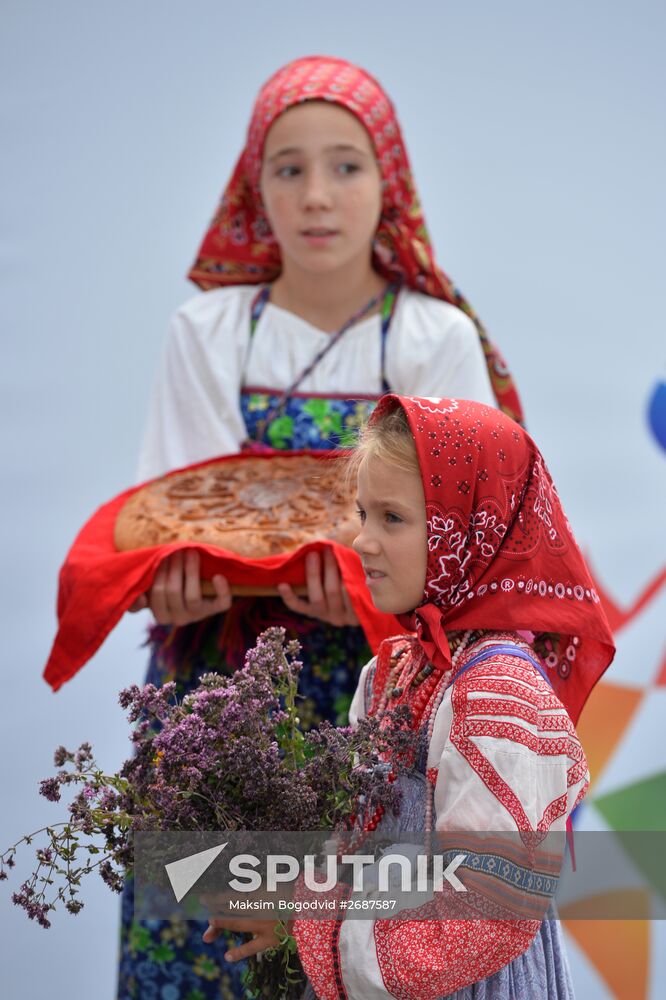 Cultural Mosaic ethnic and confessional festival in Kazan