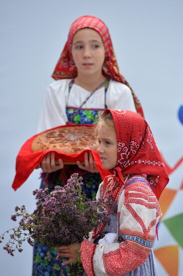 Cultural Mosaic ethnic and confessional festival in Kazan