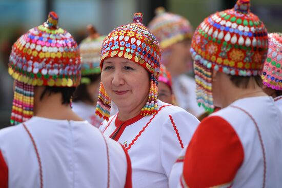 Cultural Mosaic ethnic and confessional festival in Kazan