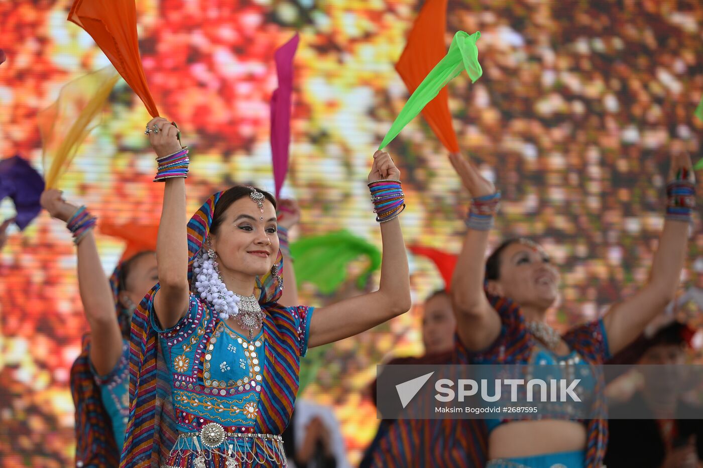 Cultural Mosaic ethnic and confessional festival in Kazan