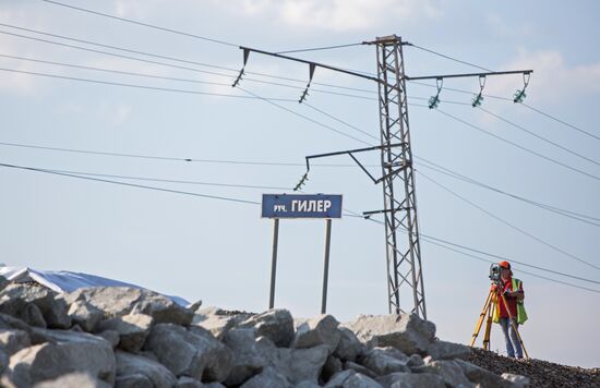 Construction of the BAM-2 (Baikal Amur Railway) in the Amur Region