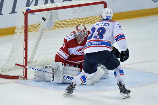 Kontinental Hockey League. Spartak vs. Lada