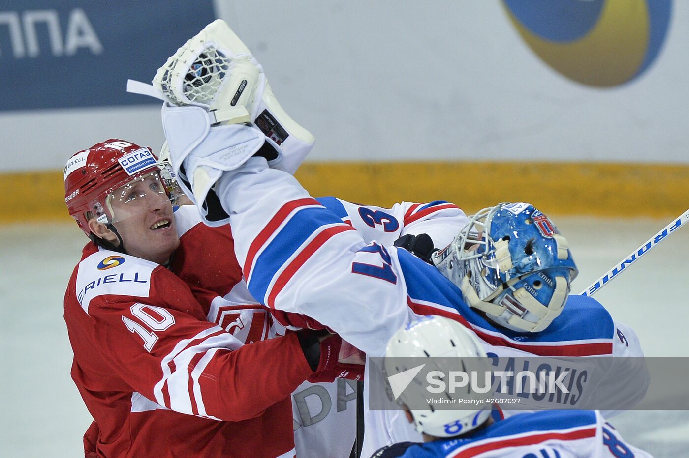 Kontinental Hockey League. Spartak vs. Lada