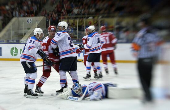 Kontinental Hockey League. Spartak vs. Lada