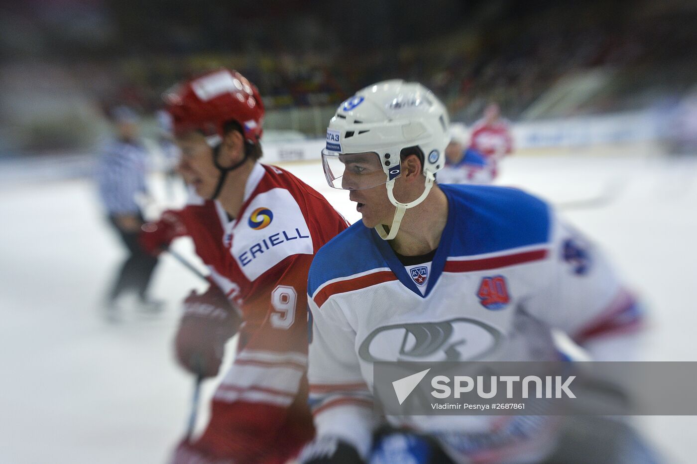 Kontinental Hockey League. Spartak vs. Lada